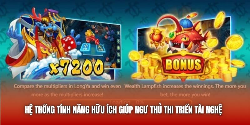 Hệ thống tính năng hữu ích giúp ngư thủ thi triển tài nghệ 