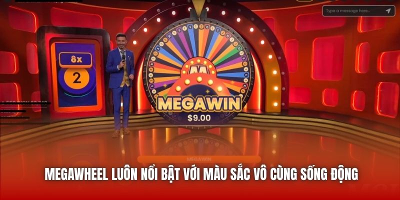 MegaWheel luôn nổi bật với màu sắc vô cùng sống động